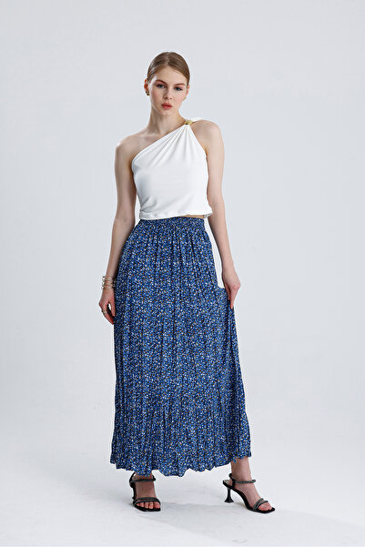 Gökçe Giyim Florencia Viskon Katlı Etek
