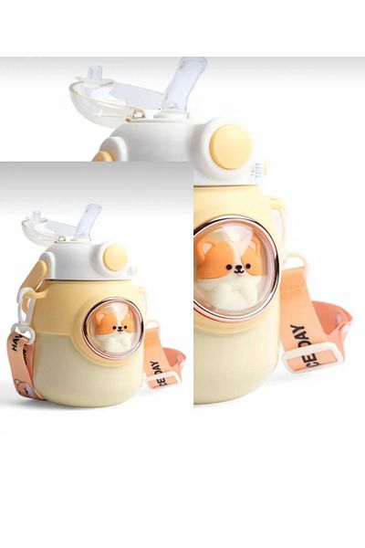Kayra Stone 700ml 316 Removable Terrace Portable Water Protector / Flask / Thermos Yellow