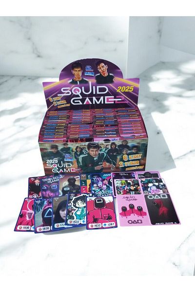 RedroX Squid Game 2. Season Special |   Total 60 Cards in 10 Boxes 20 Stickers Game Cards
