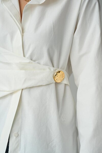 ALPACO Cămașă cu șireturi - Ecru -COLECȚIE