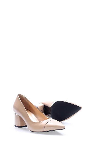 Ayakkabıhane Inside Out H piele naturală Biscuit Mink Pantofi de damă K toc b...