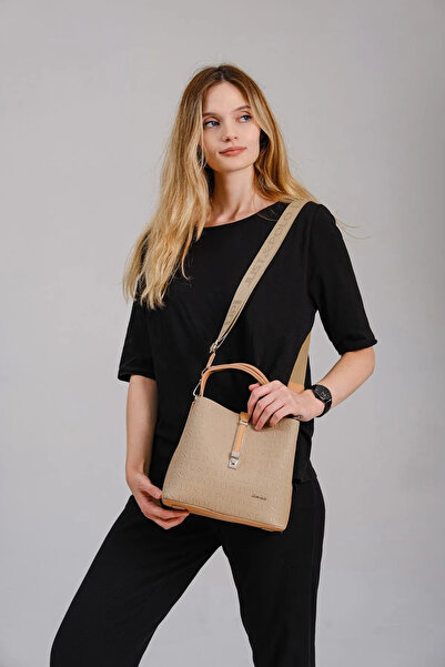 Just Polo Women's Original Adjustable Long Strap Medium Size Hand and Shoulder Bag Shopper