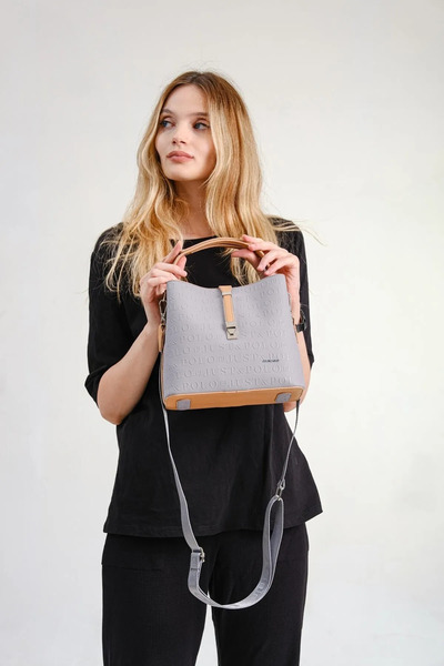 Just Polo Women's Original Adjustable Long Strap Medium Size Hand and Shoulder Bag Shopper