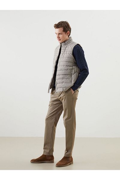 LC Waikiki Standard Mold Stand Collar Men's Puffer Vest