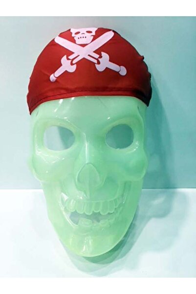 evimdeyokyok Korsan Maskesi Fosforlu Tdrtr