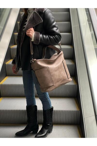 Vendetta Çanta Yan Fermuarlı El & Çapraz Çanta