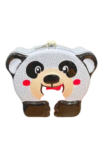 HUN I Chose I Bought Panda Teddy Bear Locked Metal Piggy Bank 3