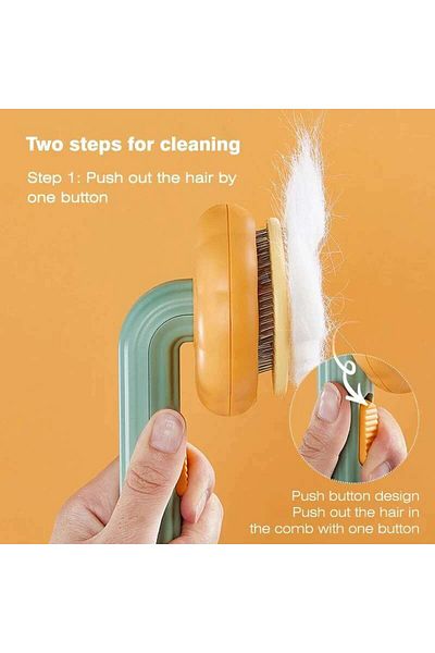 Markapet Pumpkin Model Self-Cleaning Cat Comb 66X84X195 mm