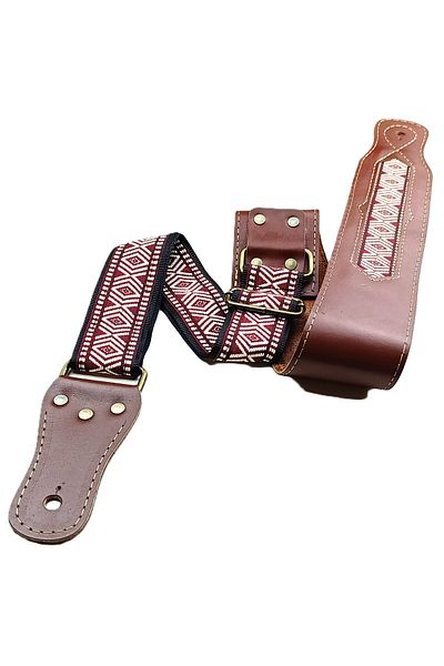 MEDUSA Real Leather Bass and Electric Guitar Strap, Full Set