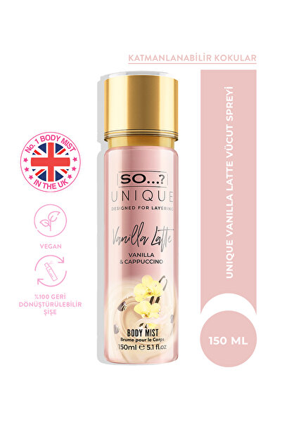 So Fragrance So…? Unique Vanilla (VANİLYA) Latte Vücut Spreyi 150ml