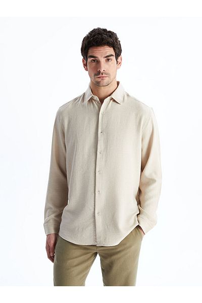 LC Waikiki Ανδρικό μακρυμάνικο πουκάμισο LCW Vision Regular Fit