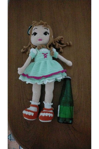 SKOC Amigurumi Baby 35cm - Cotton Ip Hand Knitted, Toys and Shoes