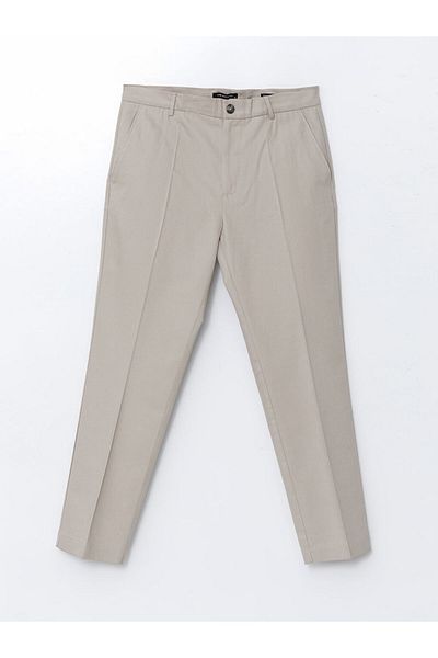 LC Waikiki Ανδρικό πλισέ παντελόνι LCWAIKIKI Formal Standard Fit Λινό Μικτό