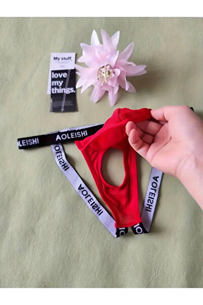 tümsek kadın iç giyim ÖNÜ TÜL ERKEK G-STRİNG