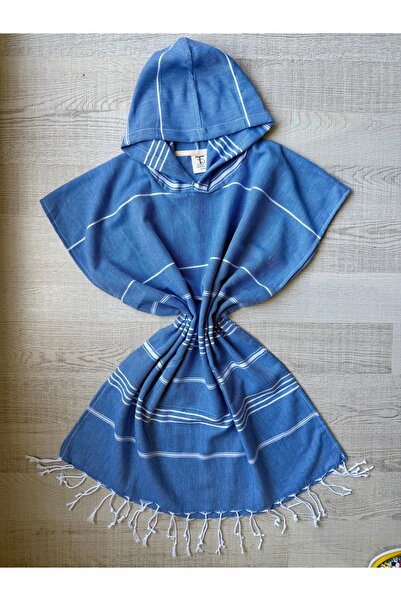 TD Collection Bebek Çocuk Organik Peştemal Panço %100 Pamuklu