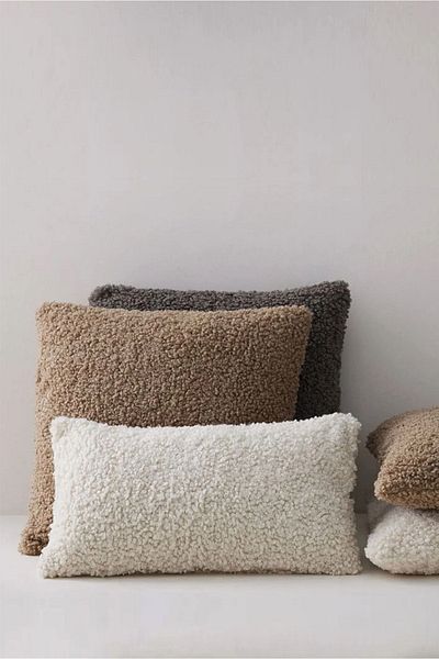 SasoHome Λούτρινο Teddy Puffy Διακοσμητικό Διακοσμητικό Μαξιλάρι δώρου - Μαξιλαροθήκη