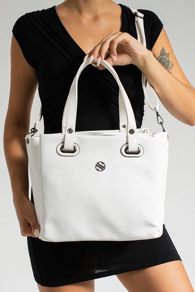 Rezania Women's Cross Strap Soft Textured 4 Compartment Shoulder and Hand Bag