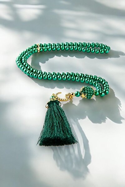 Deniz Elmasları Vavlı Tuğralı 99 mărgele de rugăciune de perle – design speci...