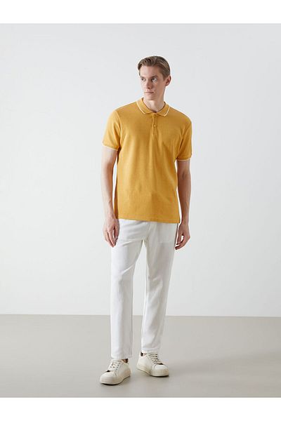 LC Waikiki Νέα σεζόν Polo Collar Short Sleeve Pique Ανδρικό Tisort - S5IO95Z8
