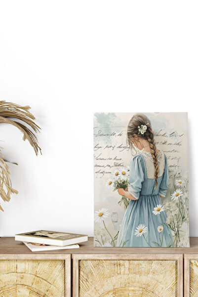 qoeuyl boutique Ρετρό vintage ζωγραφική με αφίσα από ξύλο MDF 18x27 με θέμα τ...