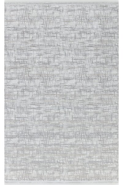 Apex Halı Lima 6261 Gri Yumuşak Dokulu Spor Tarz Lazer Kesim Makine Dokuması ...