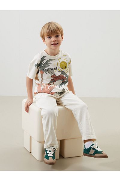 LC Waikiki Standard Mold 100% Cotton Combed Fabric Baby Boy T-Shirt