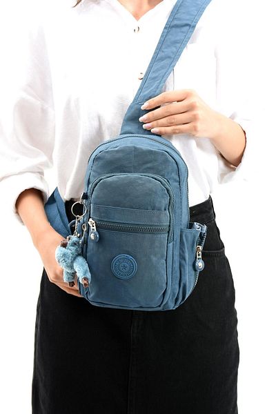 571 Collections Çanta Τσάντα Unisex Blue Bodybag - Δύο θήκες, Μοντέλο: 571-8B