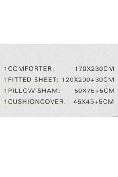 smart home two-sided quilt set, two-sided mattress, consisting of 6 pieces, quilt with 6-piece filling