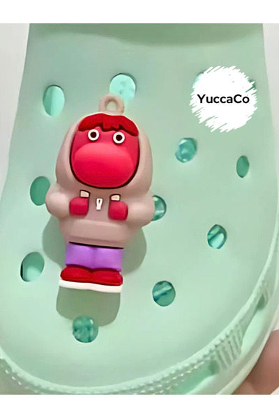 Crocs Utangaç Üç Boyutlu Terlik Süsü/ Ters Yüz Terlik Charm/Duygular Terlik Aksesuarı