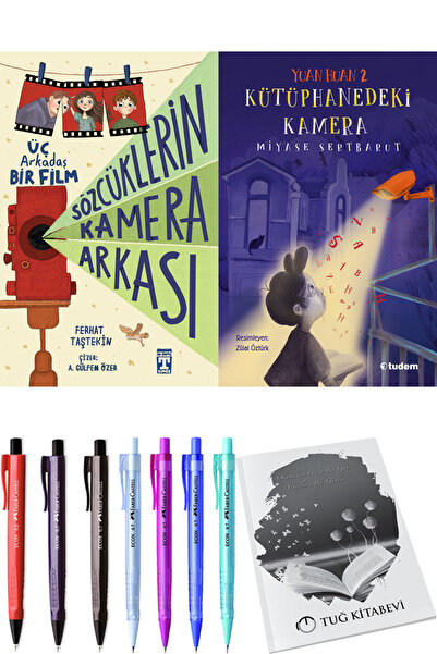 Timaş Yayınları Sözcüklerin Kamera Arkası ve Yuan Huan 2 - Kütüphanedeki Kamera + Hediyeli