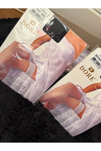 MODA ΚΑΛΤΣΕΣ GARTER (ΜΑΥΡΕΣ)