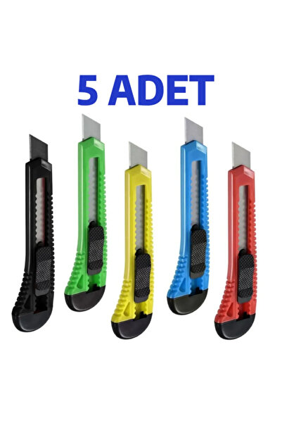 Worldtec 5 Adet Büyük Boy Plastik Maket Bıçağı - Falçata