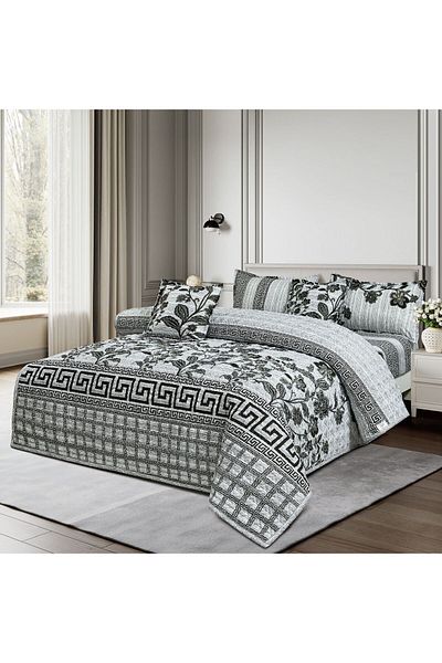 mingle Double-sided summer compressed quilt set, 230*250, 6-piece system