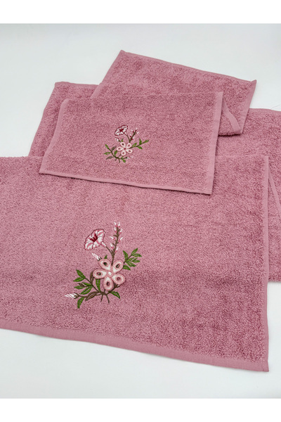 AYHANHOME 3D вишитий рушник для обличчя та кухонний рушник, розміри 30x50 та 50x90, 1 комплект