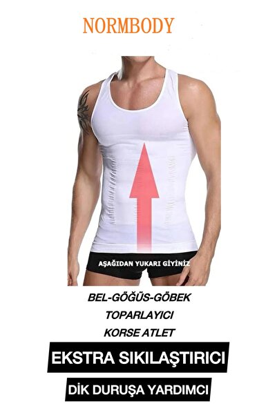 NORMBODY Men's Corset Tank Top Waist Chest and Belly Tightener (2025 Version)
