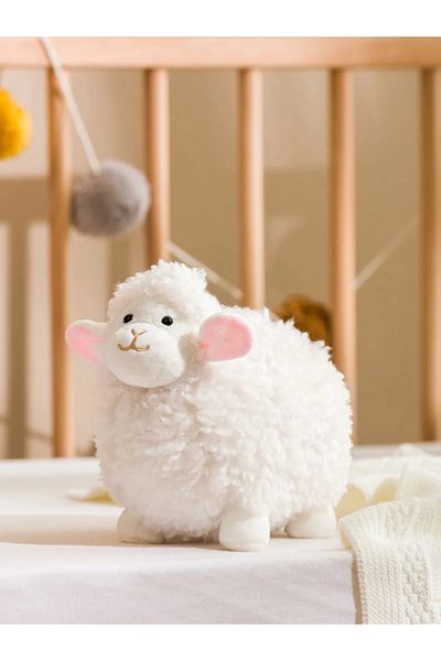 LC Waikiki LCW HOME Ecru Sheep Figured Πλεκτό Μαξιλάρι μωρού 23 εκ.
