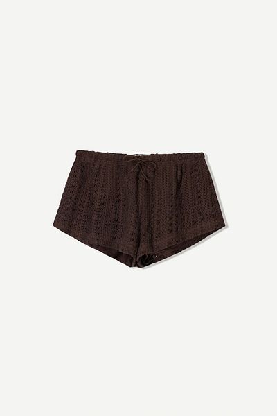 Bershka Rustic crochet shorts