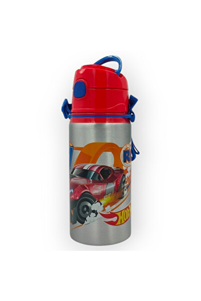 HOT WHEELS Buyuk Kalem Çantası , HOT WHEELS Lisanslı Özel Koleksiyon Alüminyum Matara Premium Set