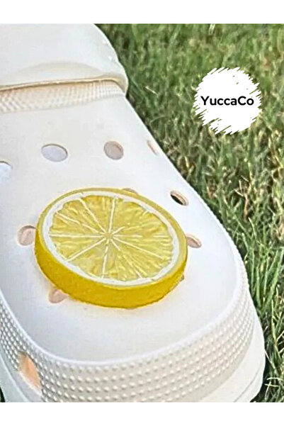 Crocs 3D Crocs Charm Limon /Üç Boyutlu Limonlu Crocs Süsü/Terlik süsü/ Jibbitz