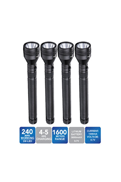 Sanford مصباح بحث Cree True LED 3SC مع بطارية قابلة لإعادة الشحن SF6216SLC - ...