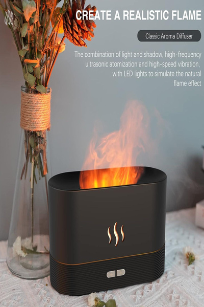 ESENLİWE Ultrasonik Aromaterapi Nebulizatör  Difüzör Lamba Hava Nemlendirici ...