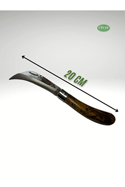 ÇİTAŞ AŞI ÇAKISI-BIÇAĞI EĞRİ DÖVME SUSTALI AÇILIR-KAPANIR 20CM