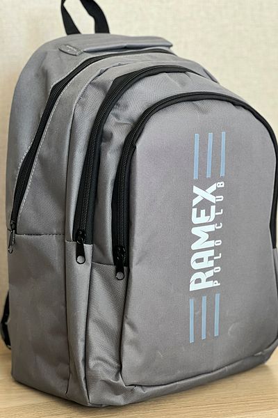 FCSTORE Unisex γκρι σακίδιο πλάτης 45x30x15cm 24lt μεγάλο μέγεθος για φορητό υπολογιστή ταξιδιού