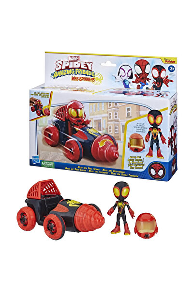 Hasbro Set Masinuta Si Figurina - Miles Morales, Spidey Prietenii Extraordinari