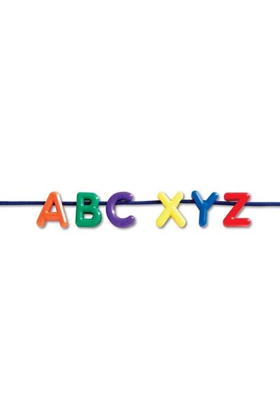 Learning Resources 260 Pieces Large Letters Stringing