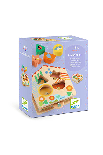 djeco Jucarie Montessori Cutie Sortatoare Cachaboom,