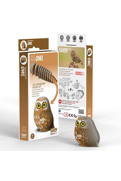 Brainstorm 3d Model - Owl - Educational And Interactive Game For Children