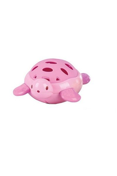 Micostore Baby Rattle Toy, Turtle, Pink