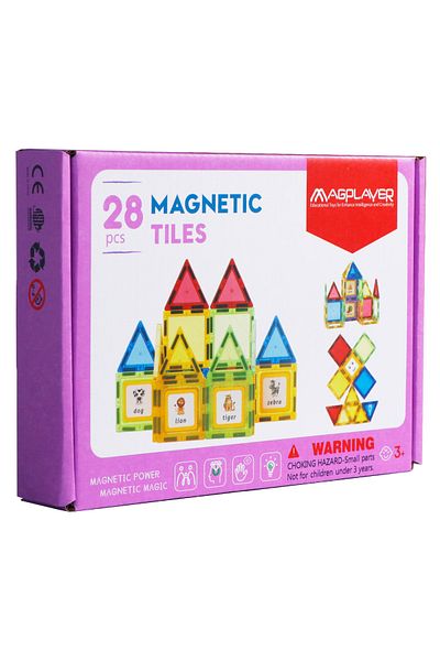 Magplayer Set De Constructie Magnetic 3d - 28 Piese