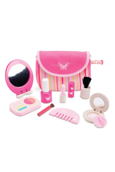 Wonderworld Pinky Cosmetic Set Cu Accesorii Din Lemn,